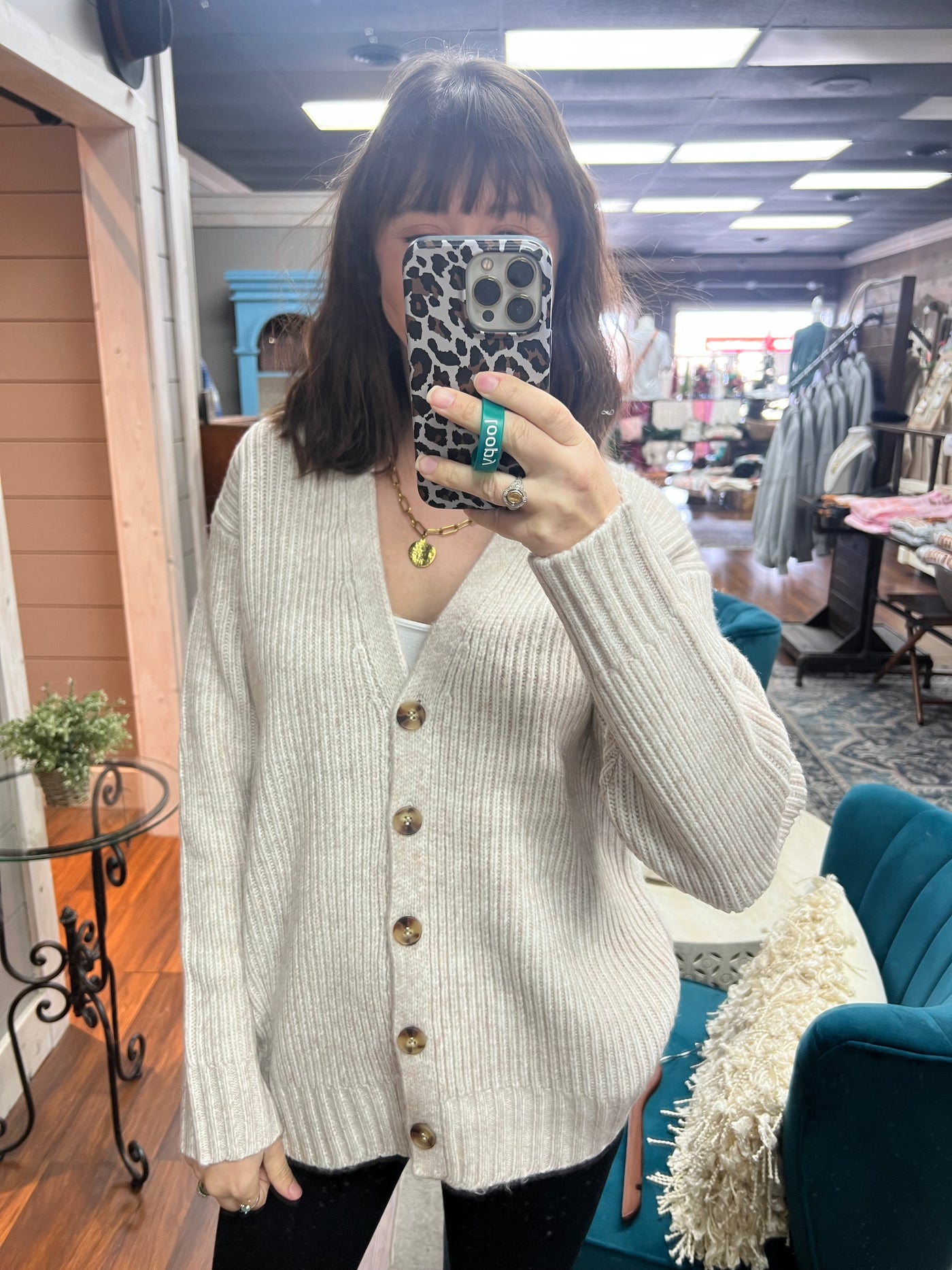 Z Supply Josie Cardigan (Light Oatmeal)