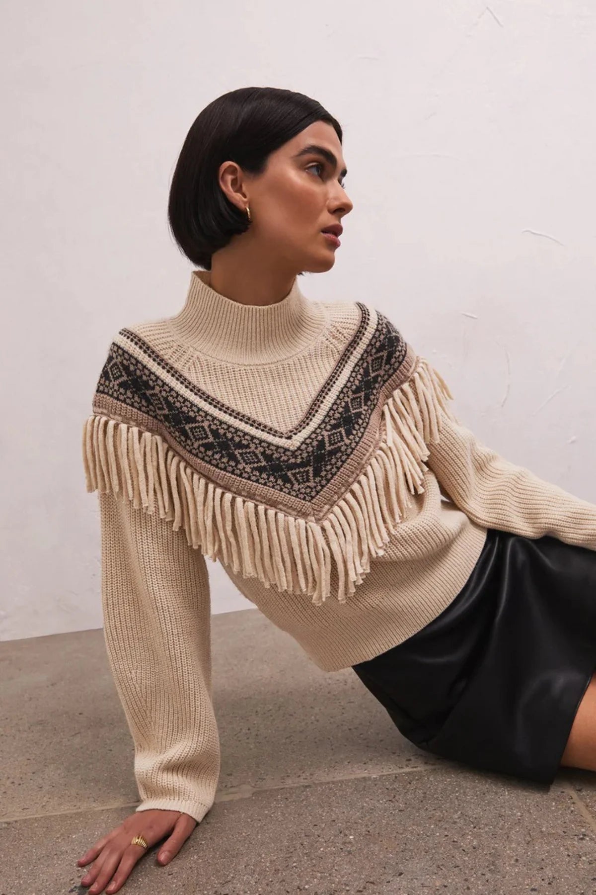 Z Supply North Fringe Sweater