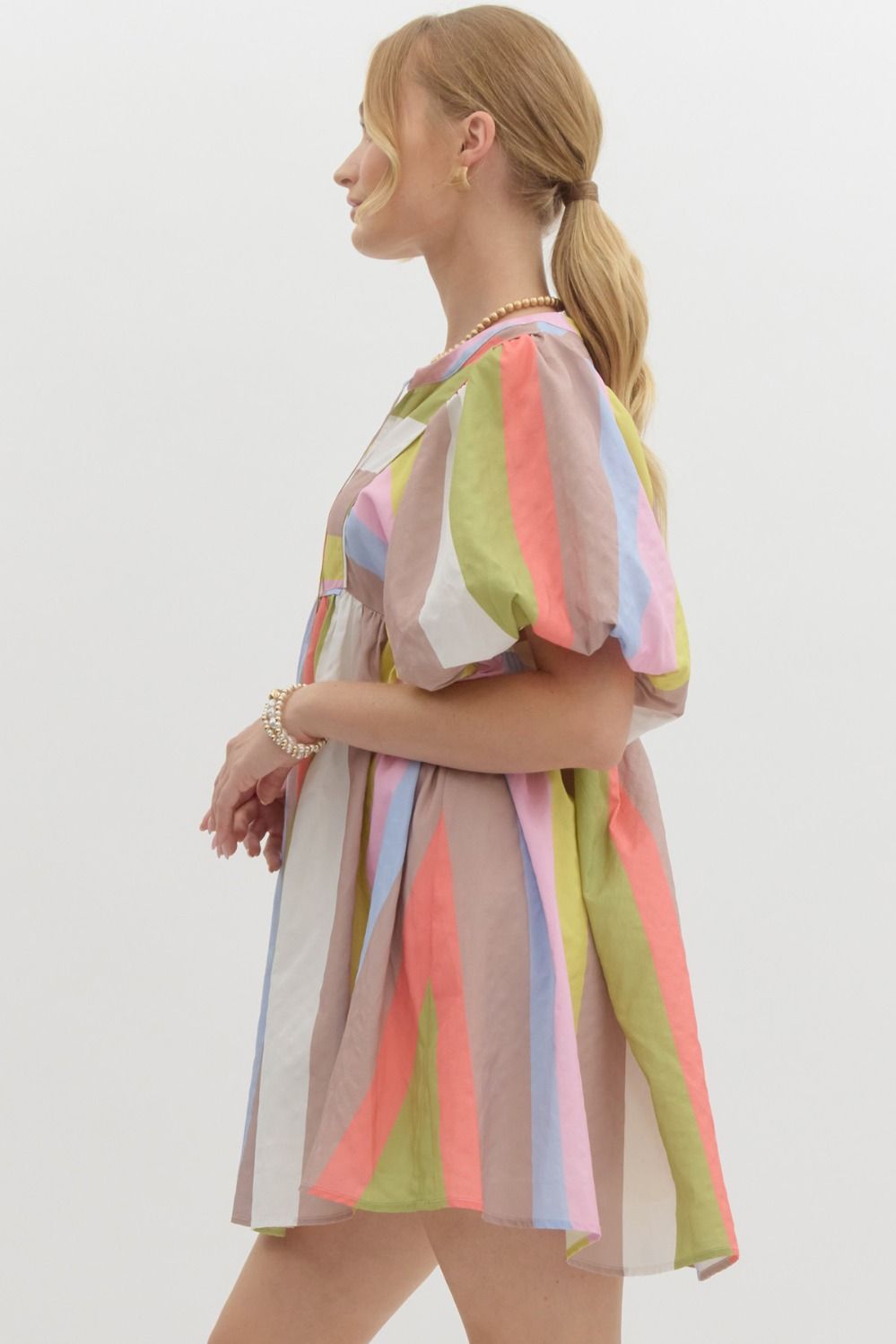 Colorful Stripe Dress