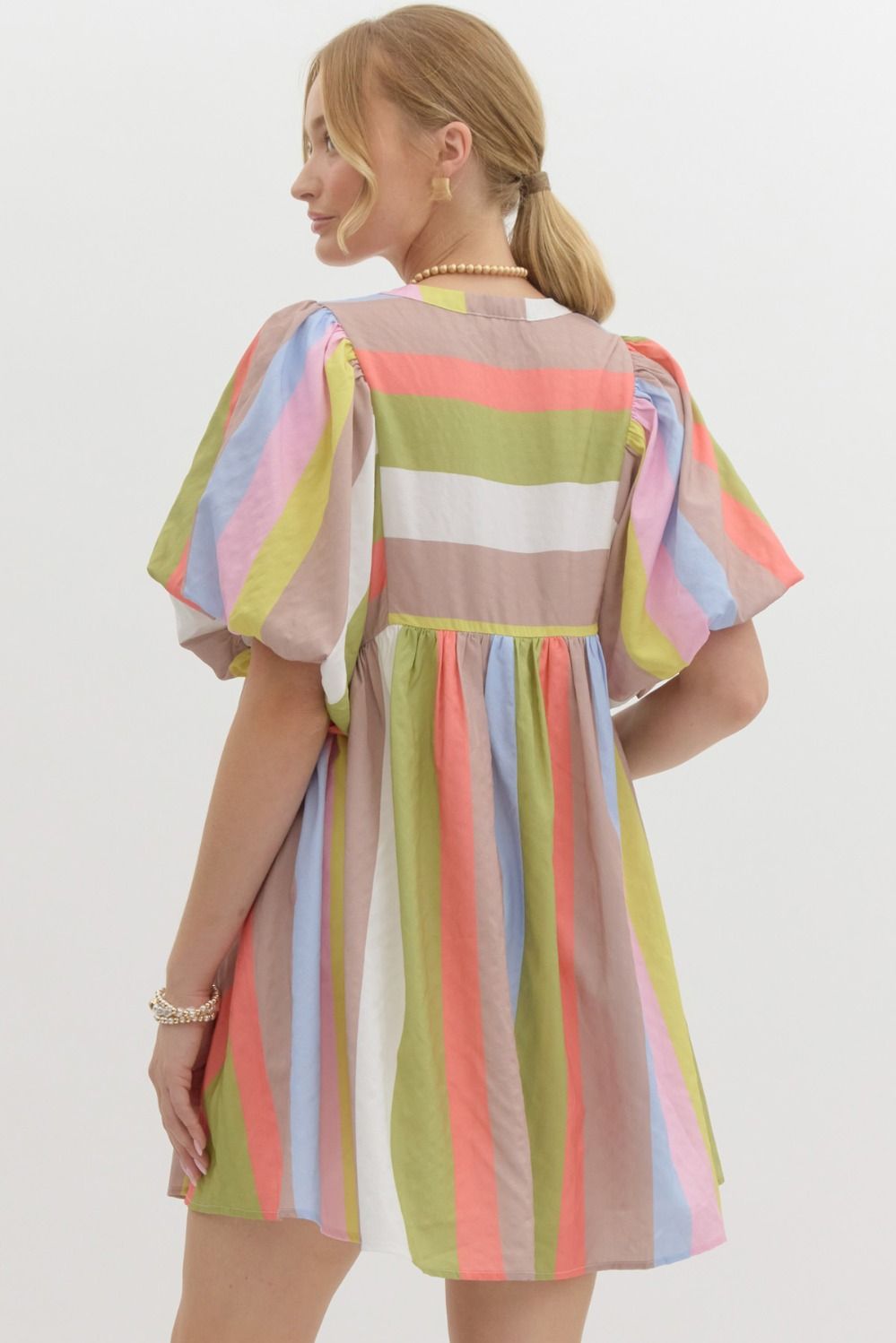 Colorful Stripe Dress