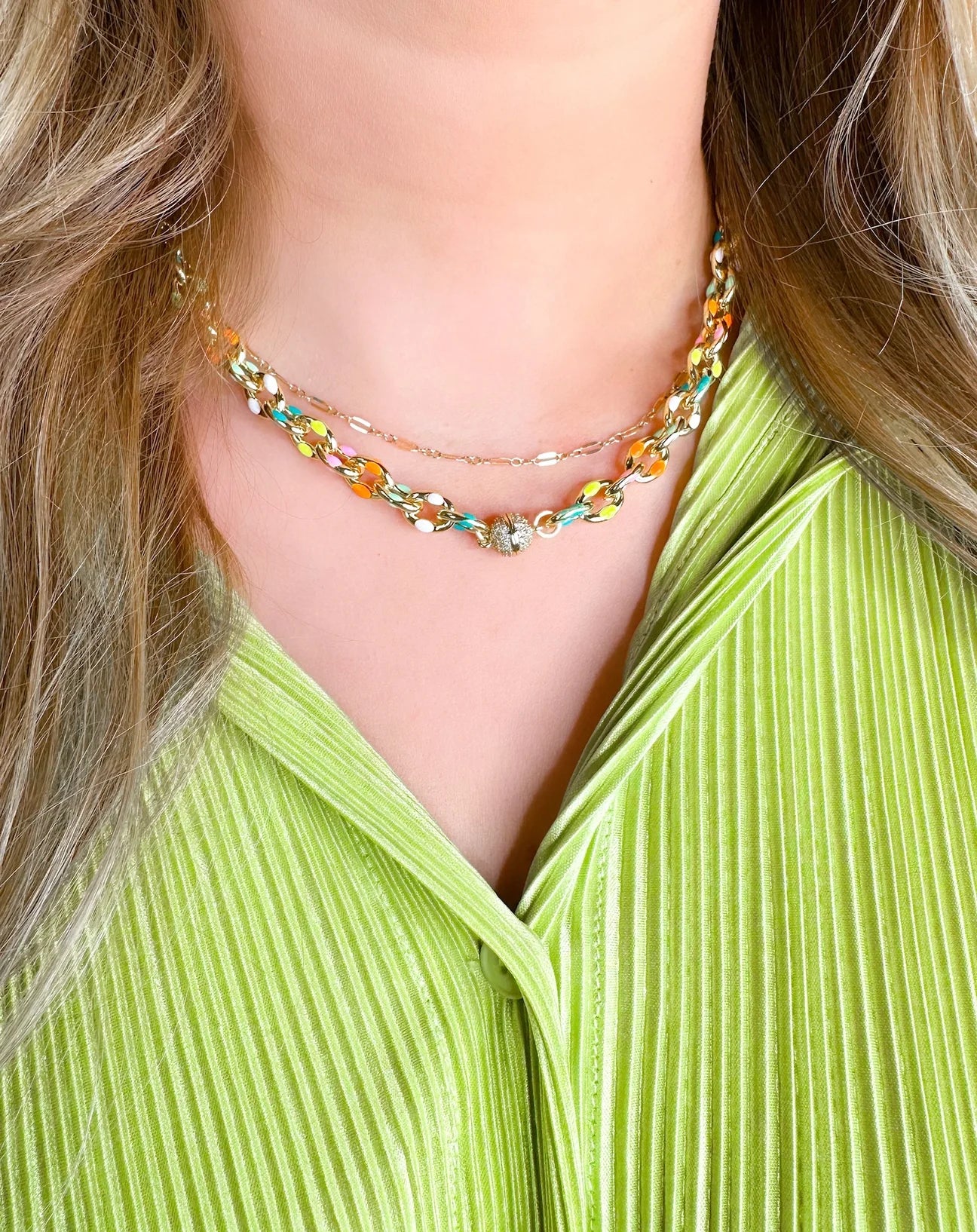 Rainbow Ezzy Choker Necklace