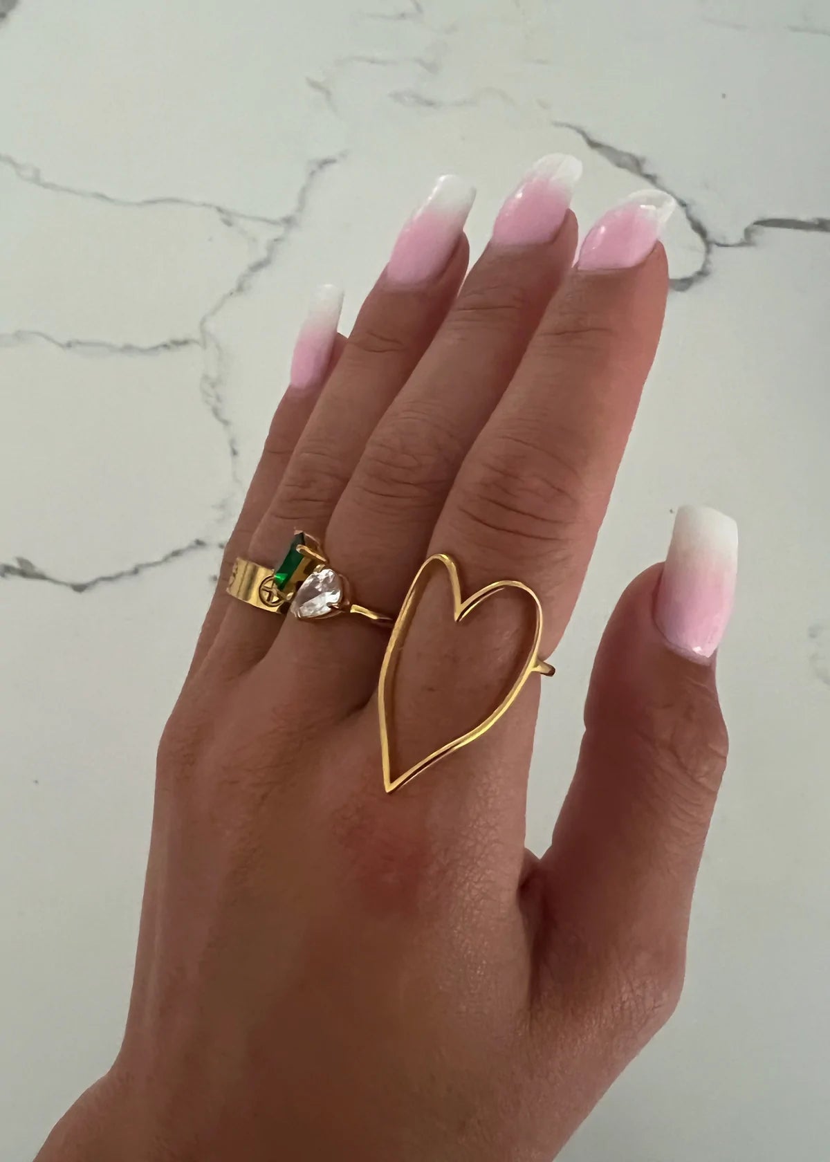 Gold Heart Ring (ChanSutt)