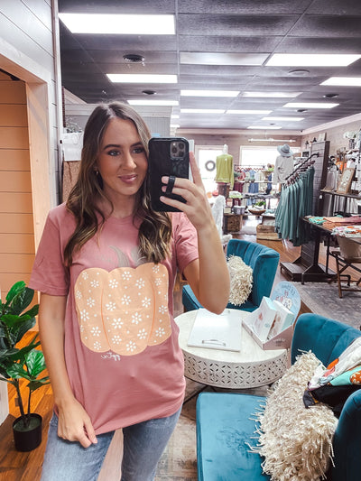 Mauve Pumpkin Tee - Tiger Lily Boutique TN